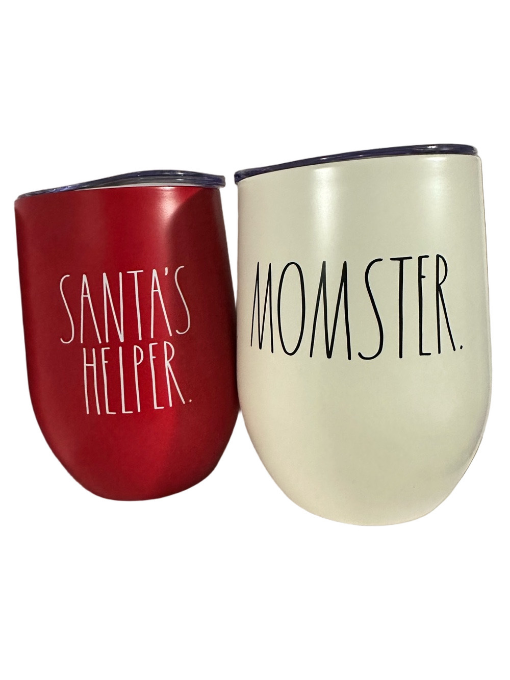Rae Dunn insulated wine tumblers bundle